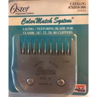 OSTER  lama  COLOR MATCH SYSTEM LACING TEXTURING Size 18 mm 3,2