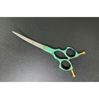 SCISSOL  forbice curva  ASIAN STYLE  GREEN  6,5"