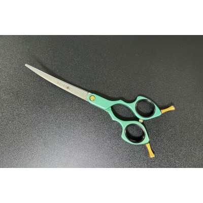 SCISSOL  forbice curva  ASIAN STYLE  GREEN  6,5"