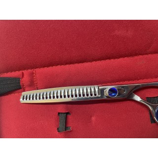 SCISSOL  thinning scissor   chunker  Size  7" 22  Teeth  curve